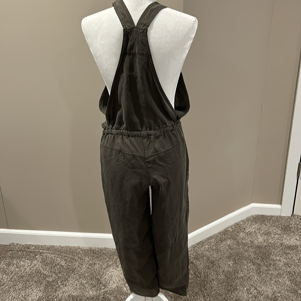 WILFRED FREE OLIVE OVERALLS SIZE XS - Picture 4 of 6